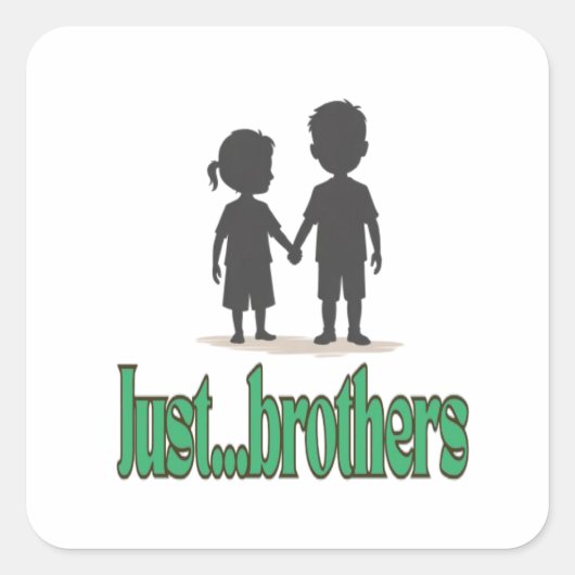 兄弟のみ スクエアシール (正面)