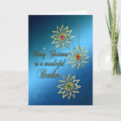 兄弟のクリスマスカード シーズンカード (正面)