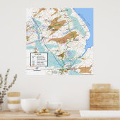 兄弟のバンド拡張マップ32x32in ポスター (キッチン)