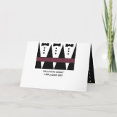 兄弟のページ少年 結婚式招待状 招待状 (裏面)