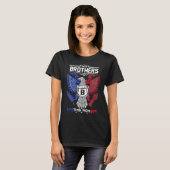 兄弟の名前 Tシャツ (正面フル)