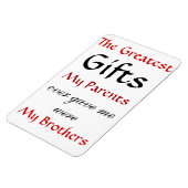 兄弟の引用文 マグネット (左側)