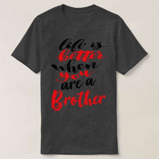 兄弟の方が命が好い Tシャツ (デザイン正面)