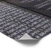 兄弟の落ちた壁での反射 ポスター (角)