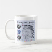 兄弟の詩の第50誕生日 コーヒーマグカップ (左)