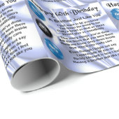 兄弟の詩の第60誕生日 ラッピングペーパー (ロールコーナー)