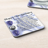 兄弟の詩の第70誕生日 コースター (左側)