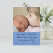 兄弟の誕生の青を発表している3x5姉妹 案内状 (スタンド正面)