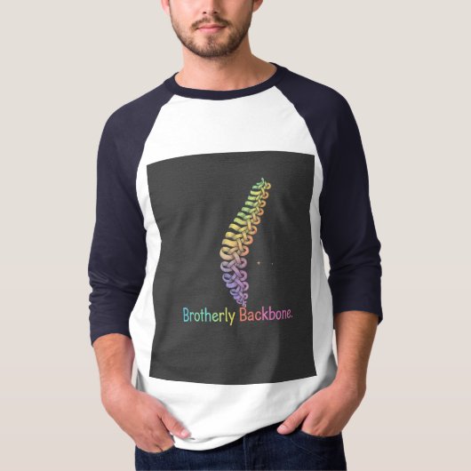 兄弟の骨格 - 兄弟愛の強さTシャツ Tシャツ (正面)