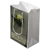 兄弟のBridesmanは感謝していしています ミディアムペーパーバッグ (正面アングル)
