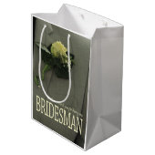 兄弟のBridesmanは感謝していしています ミディアムペーパーバッグ (裏面アングル)