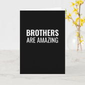 兄弟はすごいおもしろい誕生日カードだ カード (黄色い花)