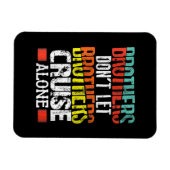 兄弟は兄弟を一人で航海させない マグネット (横)