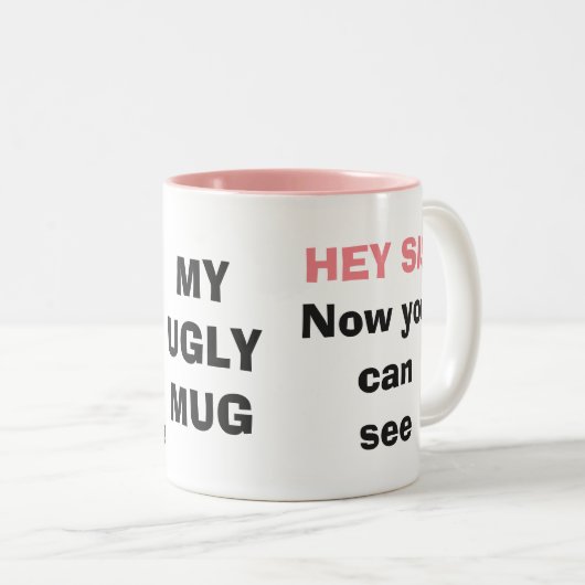 兄弟は写真の醜いマグを加えます ツートーンマグカップ (正面右)