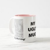 兄弟は写真の醜いマグを加えます ツートーンマグカップ (正面左)