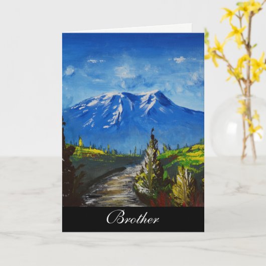 兄弟カード カード (黄色い花)