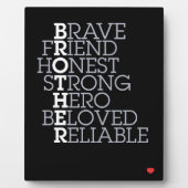 兄弟ギフト フォトプラーク (正面)