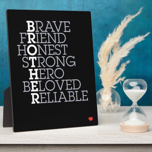 兄弟ギフト フォトプラーク (側面)