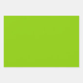 兄弟グリーン単色 ラッピングペーパーシート (正面3)