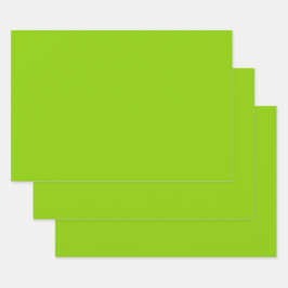 兄弟グリーン単色 ラッピングペーパーシート