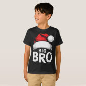 兄弟ビッグクリスマスサンタ家族おそろいパジャマ Tシャツ (正面フル)
