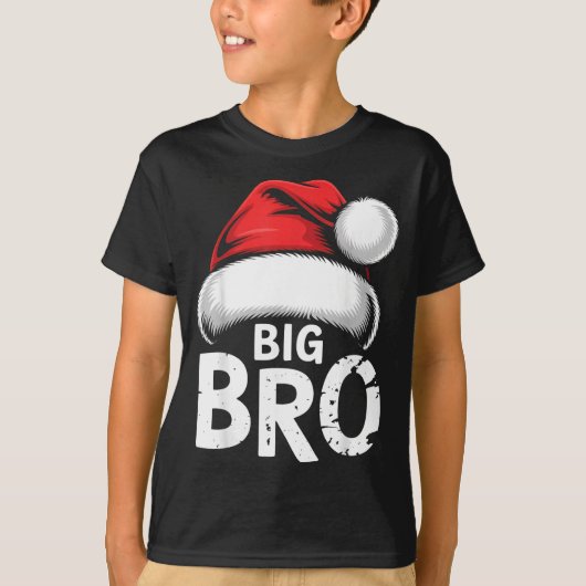 兄弟ビッグクリスマスサンタ家族おそろいパジャマ Tシャツ (正面)