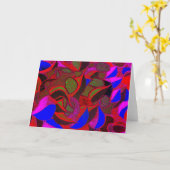 兄弟ミハエルによる元のデザインの挨拶状 カード (黄色い花)