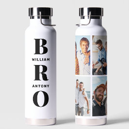 兄弟ユニークへの贈り物4 Photo Collage ウォーターボトル