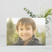 兄弟写真妊娠のお知らせを促進 招待状 (スタンド正面)