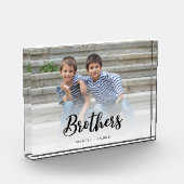 兄弟写真記念ギフト フォトブロック (左)