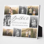 兄弟写真集に感謝 フォトプラーク (側面)