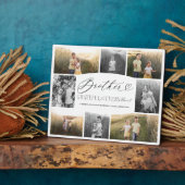 兄弟写真集に感謝 フォトプラーク (側面)