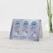 兄弟及び義理の姉妹の庭の鳥のクリスマスの勝利 シーズンカード (正面)