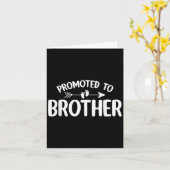 兄弟妊娠おもしろい発表Bに昇進する カード (黄色い花)