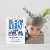 兄弟妊娠のお知らせ 案内状 (スタンド正面)