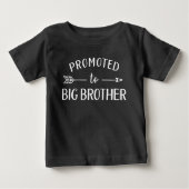 兄弟妊娠の発表に昇進する ベビーTシャツ (正面)