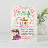 兄弟姉妹のフェスタのメキシコ誕生日の招待 招待状 (スタンド正面)