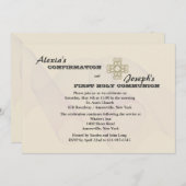 兄弟姉妹の宗教中立招待状 招待状 (正面/裏面)