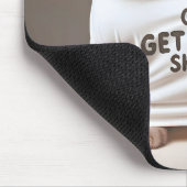 兄弟姉妹の猫たちがワイシャツを着ている マウスパッド (コーナー)