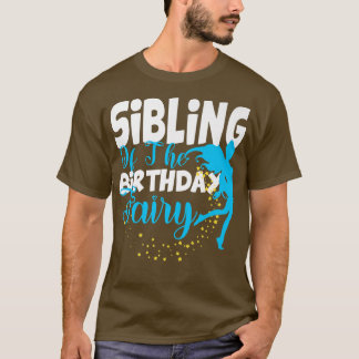 兄弟姉妹の誕生日妖精ファンタジー誕生日スクー Tシャツ