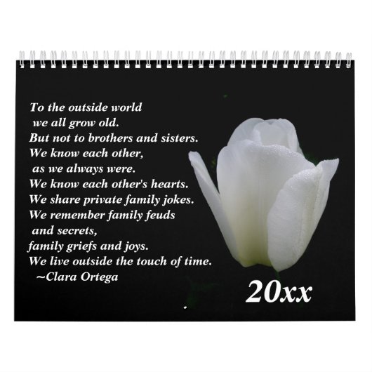 兄弟姉妹の誕生日 カレンダー (カバー)