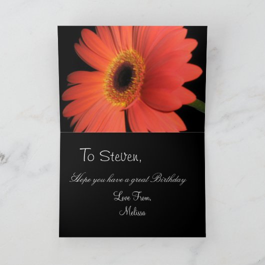 兄弟姉妹の誕生日 カード (内部)