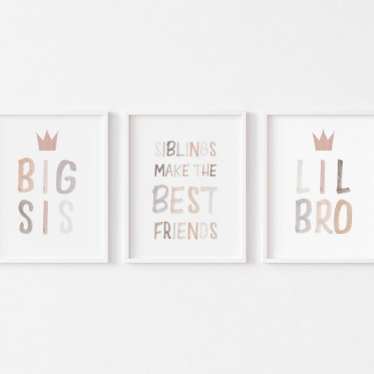 兄弟姉妹は友達最高ののプリント