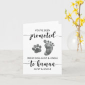 兄弟姉妹への妊娠告知カード カード (黄色い花)