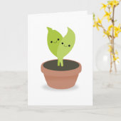 兄弟姉妹または双子 カード (黄色い花)