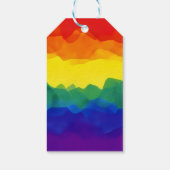 兄弟姉妹カラフルレインボージョイント誕生日サンキュー ギフトタグ (裏面)