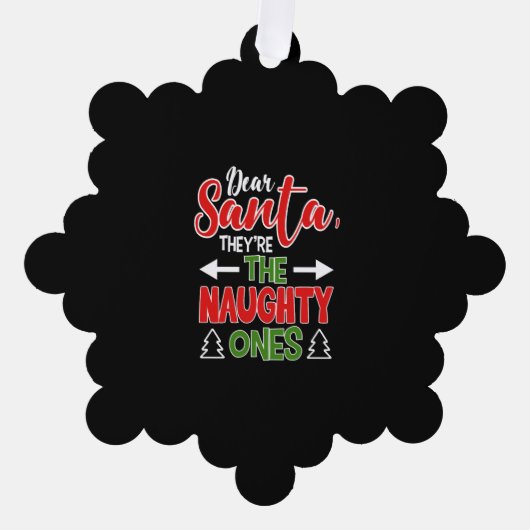 兄弟姉妹クリスマスプレゼント オーナメントカード (正面)