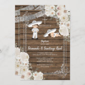 兄弟姉妹シルバーフィエスタボーイバプテスマ誕生日 招待状 (正面/裏面)