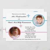 兄弟姉妹ズトゥーフォト宗教的招待状 招待状 (正面/裏面)