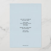 兄弟姉妹ダブル卒業箔招待状 箔招待状 (裏面)